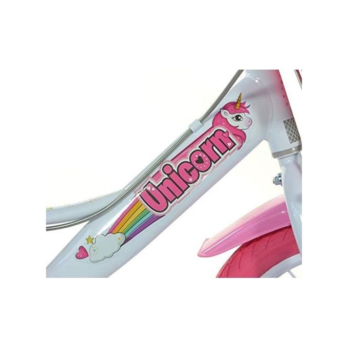 Dino Bikes Bicicletta Bambina UNICORN 16  pollici