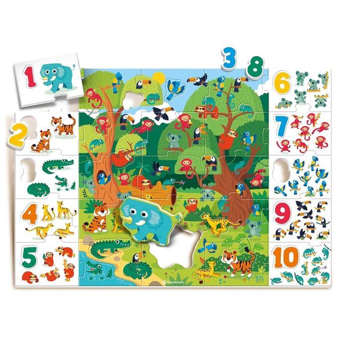 Clementoni Sapientino Il Puzzle Gigante dei Numeri