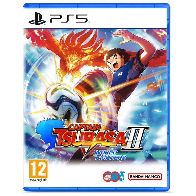 Bandai Namco CAPTAIN TSUBASA 2 WORLD FIGHTERS Videogioco PS5 110 Personaggi Giocabili 22 Nazionali 150 Filmati Super Mosse Singolo Multiplayer PEGI 7 colore Nero