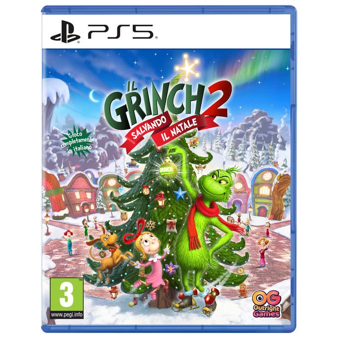 Bandai Namco PS50932 Gioco PS5 The Grinch 2 Salvando il Natale Lingua Italiano Data di Uscita 18 Settembre 2026 colore Nero