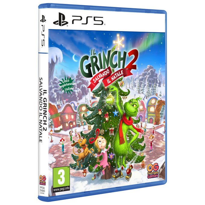 Bandai Namco PS50932 Gioco PS5 The Grinch 2 Salvando il Natale Lingua Italiano Data di Uscita 18 Settembre 2026 colore Nero