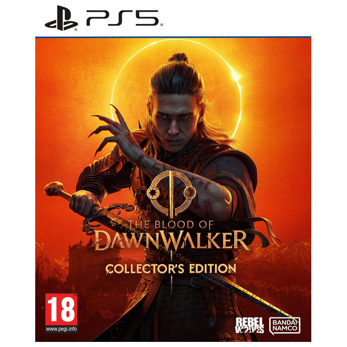Bandai Namco 167214 The Blood of Dawnwalker Collector's Edition Videogioco PS5 Edizione Speciale Steelbook Figurine Mappa Compendio colore Nero