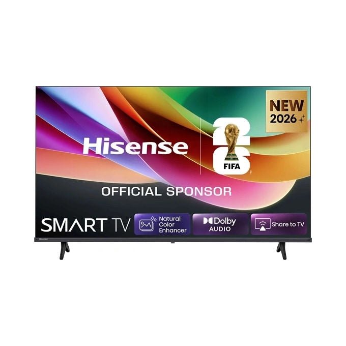 Hisense 40A4S Smart TV 40'' Full HD D-LED 60Hz VIDAA U9 DVB-T2 DTS Virtual X Game Mode Wi-Fi AirPlay2 colore Nero
