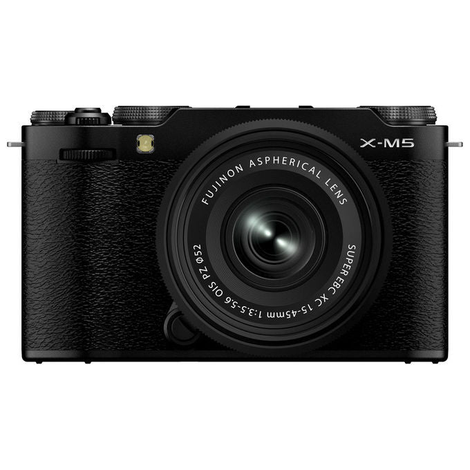 Fujifilm 16900733 X-M5 Fotocamera Mirrorless 26MP APS-C 6.2K 30p Kit XC 15-45mm f-3.5-5.6 OIS colore Nero