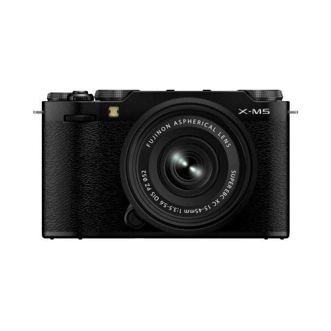 Fujifilm 16900733 X-M5 Fotocamera Mirrorless 26MP APS-C 6.2K 30p Kit XC 15-45mm f-3.5-5.6 OIS colore Nero