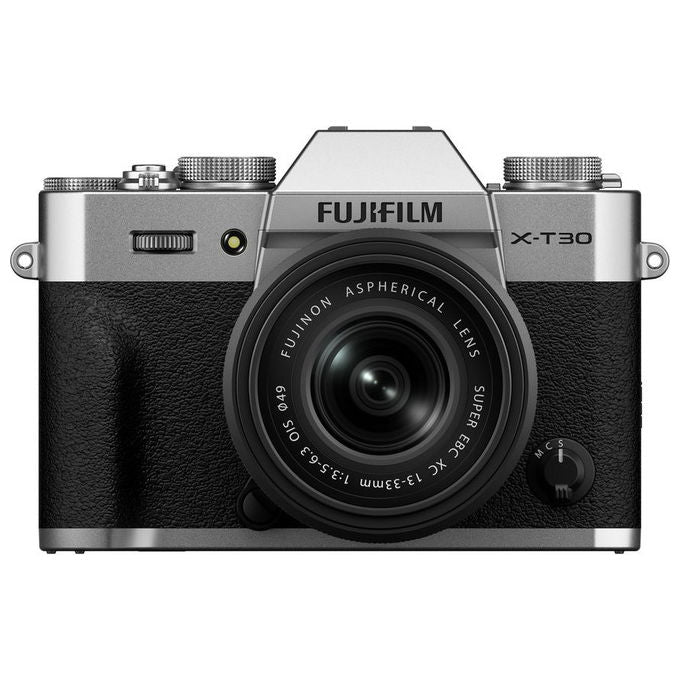 Fujifilm 16966969 X-T30 III Fotocamera Mirrorless APS-C 26MP Kit XC 13-33mm F3.5-6.3 OIS Video 6.2K colore Argento