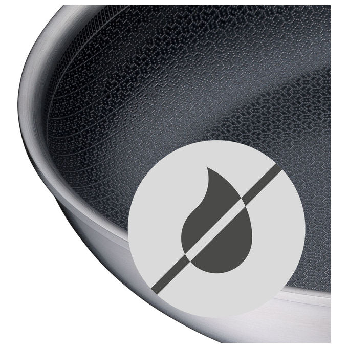 WMF 17.5934.6411 Ultimate Profi Resist Servierpfanne Padella in Acciaio Inossidabile 24 cm colore Acciaio