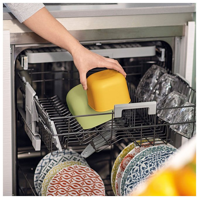 Guzzini 17072652 STOREandMORE Contenitore Ermetico in Plastica Biologica 2,8 L Lavabile in Lavastoviglie Microonde e Congelatore colore Assortiti