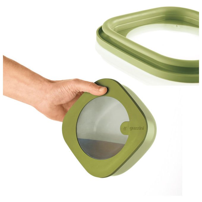 Guzzini 17072652 STOREandMORE Contenitore Ermetico in Plastica Biologica 2,8 L Lavabile in Lavastoviglie Microonde e Congelatore colore Assortiti