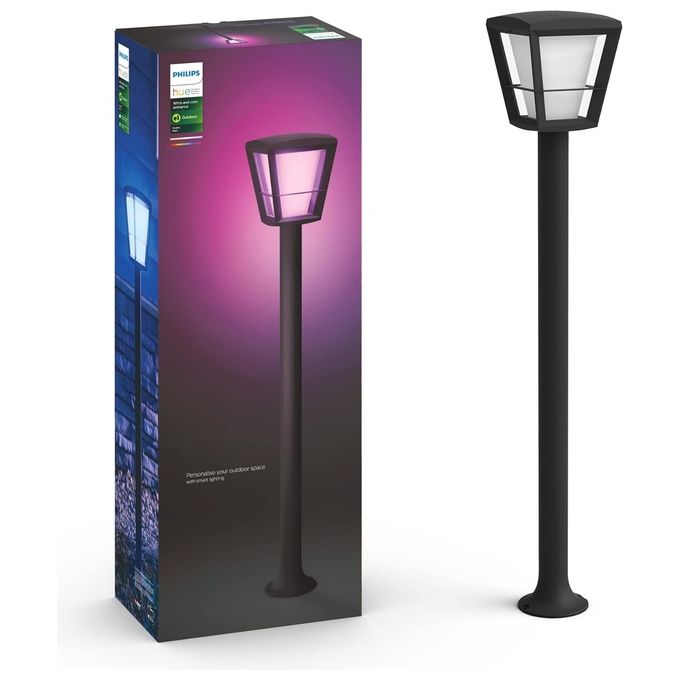 Philips Hue Econic Led Lampada da Giardino Nero