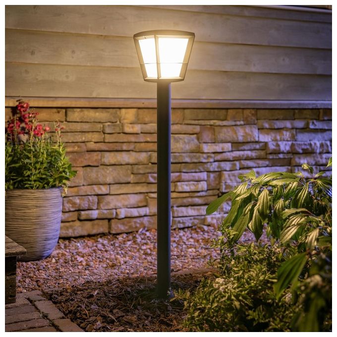 Philips Hue Econic Led Lampada da Giardino Nero