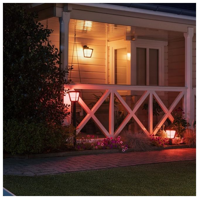 Philips Hue Econic Led Lampada da Giardino Nero