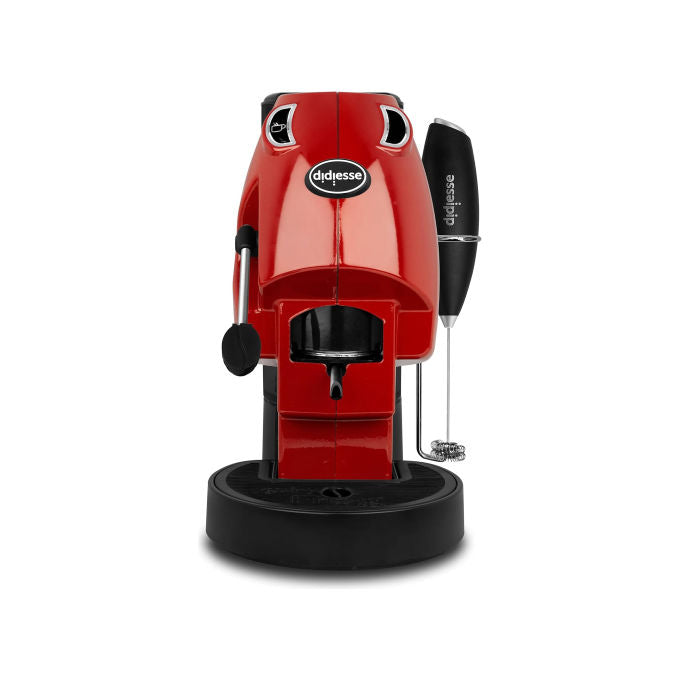 DIDIESSE Baby Frog Coffe e Tea Macchina da Caffe' e Te' con Frullino 650W 15Bar Rossa