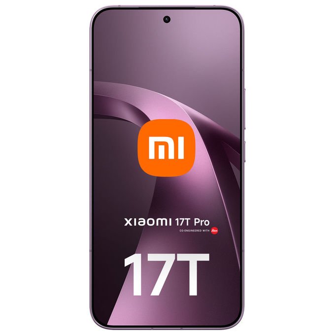 Xiaomi 17T PRO Smartphone 5G 12GB RAM 512GB Display 6.83'' AMOLED 144Hz Dual SIM colore Deep Violet