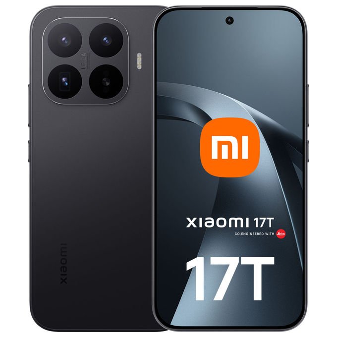 Xiaomi 17T Smartphone 5G 12GB RAM 512GB AMOLED 6.59'' 120Hz Dimensity 8500-Ultra 6500mAh colore Nero