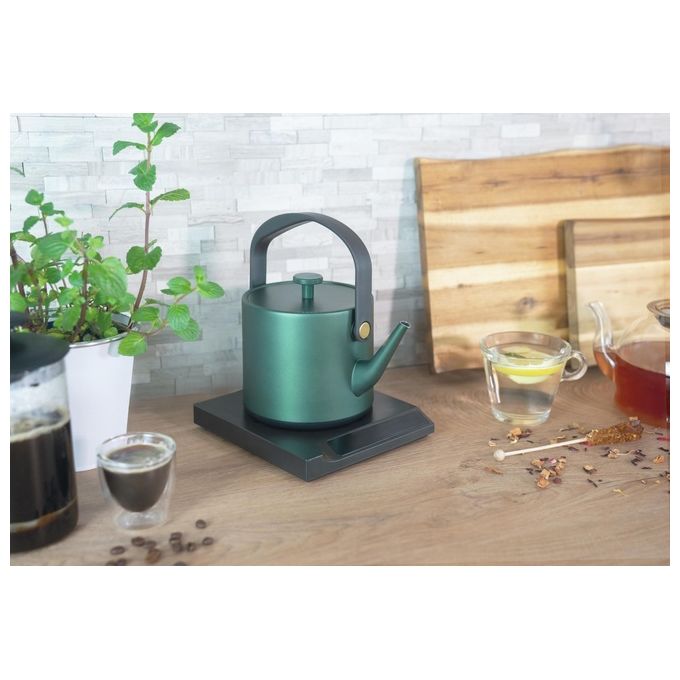 Unold 18217 Blitzkocher Jade Bollitore Elettrico 0,6 L 800 W 7 Regolazioni Temperatura colore Verde