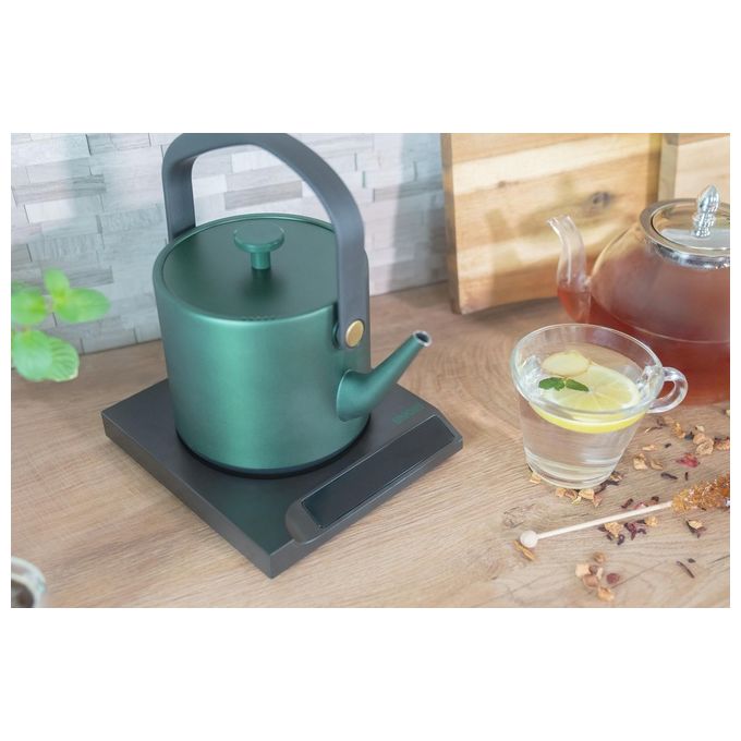 Unold 18217 Blitzkocher Jade Bollitore Elettrico 0,6 L 800 W 7 Regolazioni Temperatura colore Verde