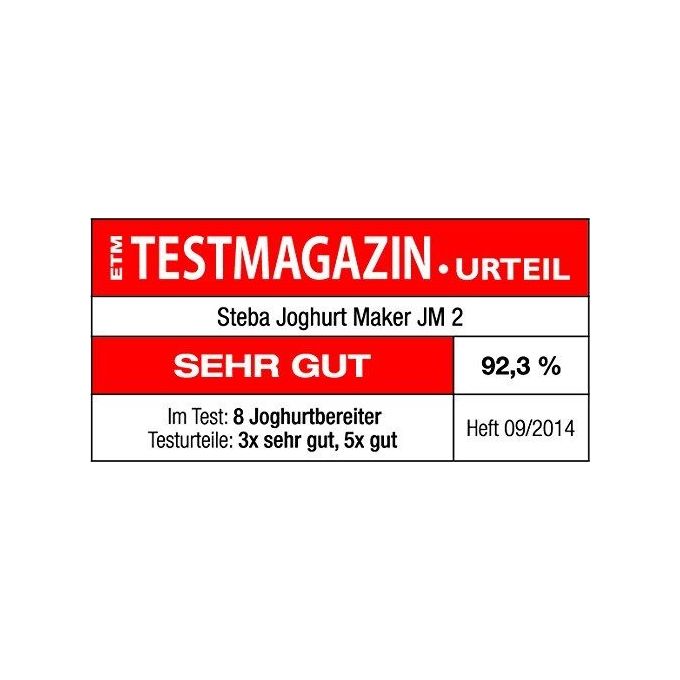 Steba JM 2 Yogurtiera 2,4 Litri 21W