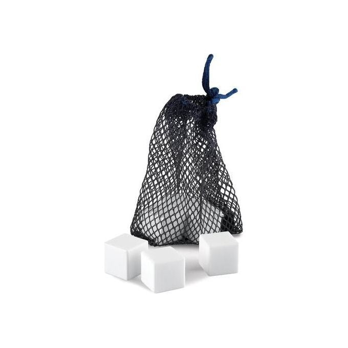 Set 6 Cubetti in Ceramica Raffredda Liquore con Sacchetto