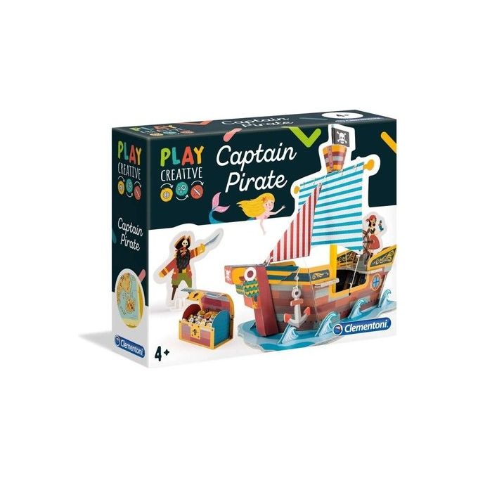 Clementoni Play Creative Crea la Tua Barca Pirata