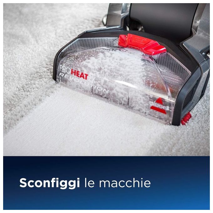 Bissell 1858N ProHeat 2X Revolution Lavatappeti e Moquette Tappeti asciutti in 1 ora Capacita' 3,7 Litri Potenza 800 W