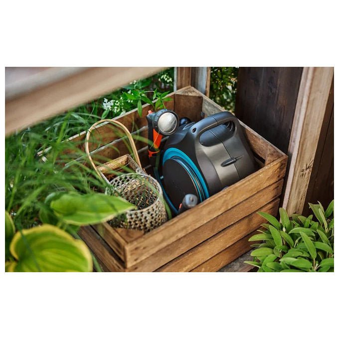 Gardena 18690-20 Avvolgitubo Mobile MoveMatic 12 m + 1,5 m diametro 8,5 mm colore 5-colore