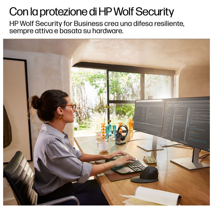 HP E07L7AT EliteDesk 8 SFF G1i PC Intel Core Ultra 7 265 32 GB DDR5 1 TB SSD colore Jack black