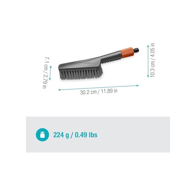 Gardena Set di Lavaggio Cleansystem con Spazzola a Mano S Soft
