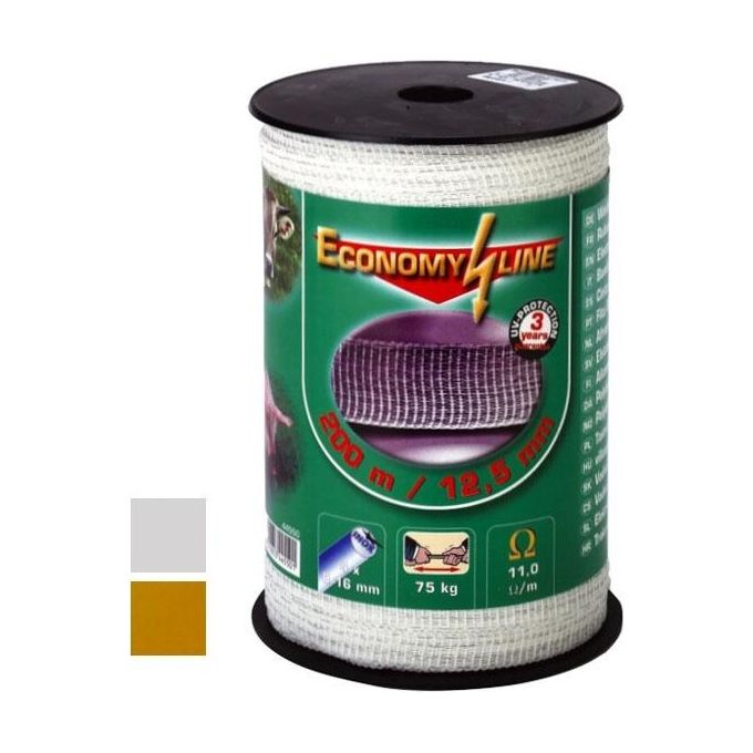 Ama Banda Acciaio Elettrificatori Mm 20 M 200 Gialla
