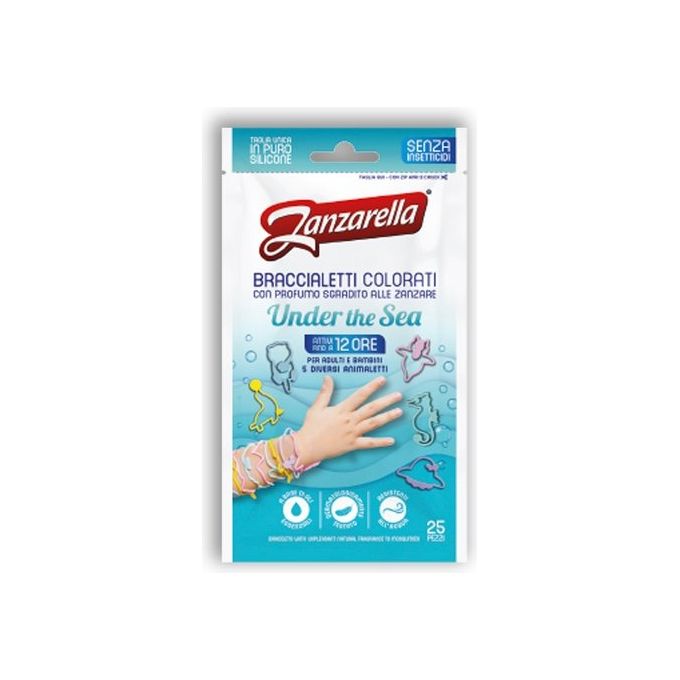 Zanzarella Bracciale Antizanzare Under the Sea 25 Pezzi