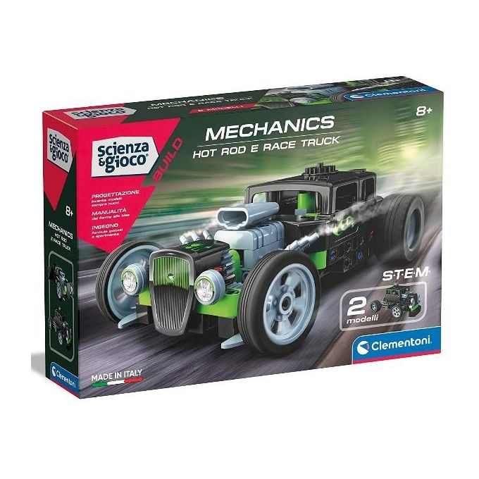 Clementoni Costruzioni Scienza e Gioco Hot Rod e Race Truck