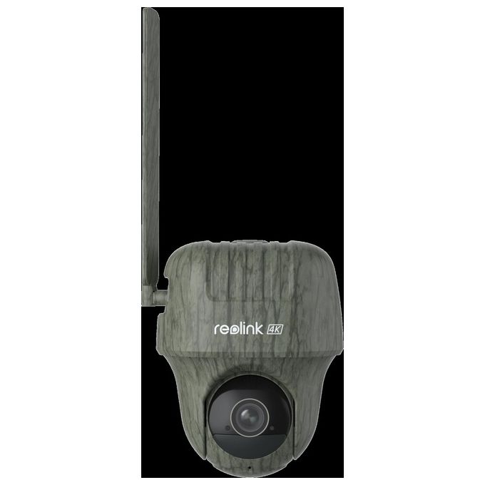 Reolink Go Ranger 4K Telecamera 4G Sim da Esterno Senza Fili con Batteria, 360° PTZ Fototrappola Infrarossi Invisibili, Audio a 2 Vie, Riconoscimento degli Animali, Accesso Remoto, Go Ranger PT+Pannello Solare