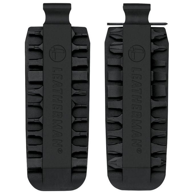 Leatherman 931014 Set di punte 21 pezzi con 42 utensili compatibili con strumenti e coltelli Leatherman colore Nero