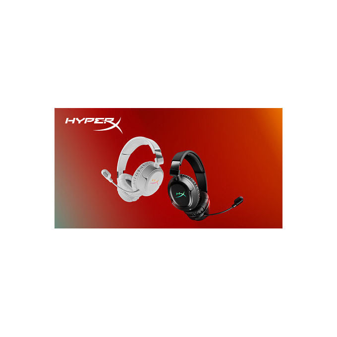 HyperX B5VC4AA Cloud Flight 2 Cuffie da gaming wireless 2.4 GHz Bluetooth 5.3 autonomia fino a 100 ore driver 50 mm microfono rimovibile colore Nero