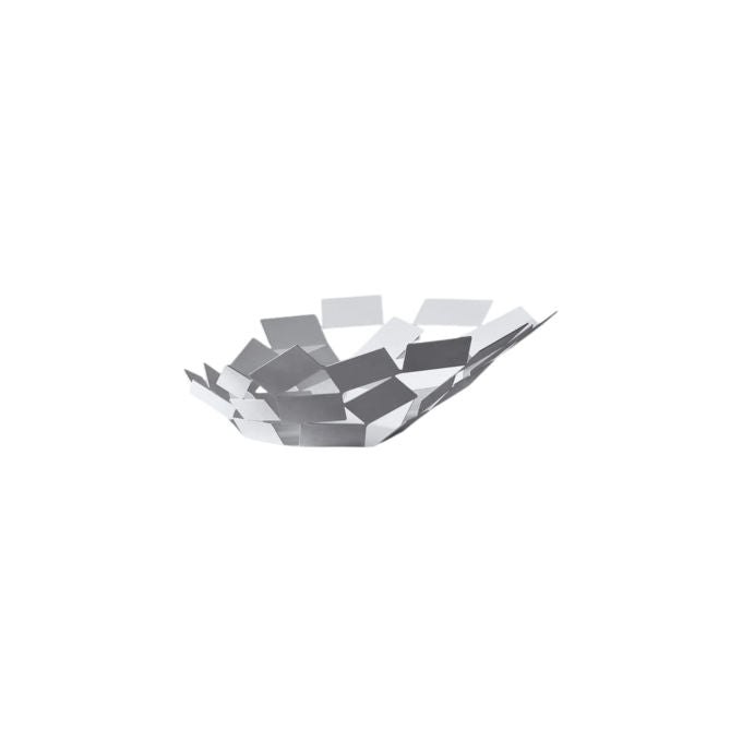Alessi MT03 W La Stanza dello Scirocco Centrotavola in Acciaio Inox Bianco colore Bianco