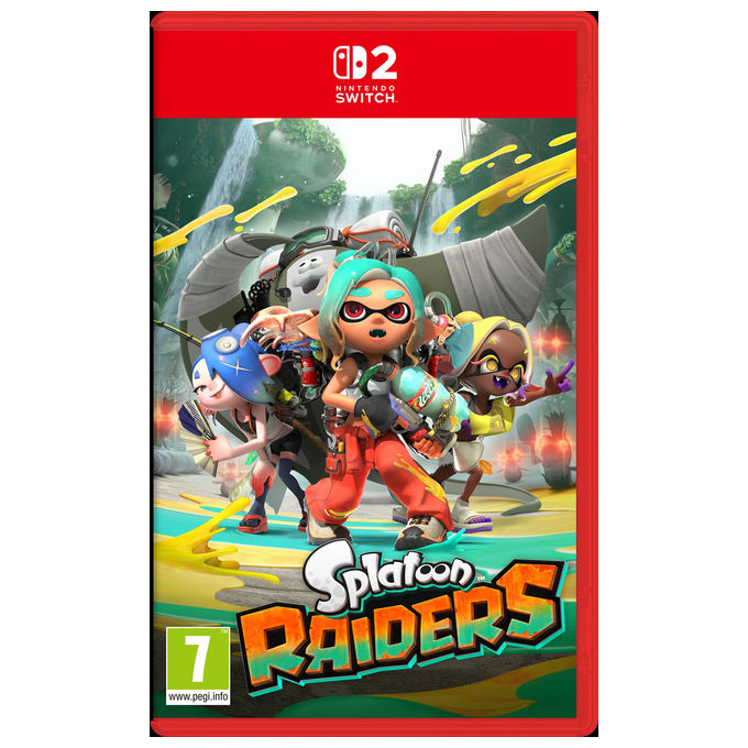Nintendo 10019282 Splatoon Raiders Videogioco per Nintendo Switch 2 Genere Azione Avventura Lingue ITA ENG FRA DEU ESP KOR Preordine disponibile colore Nero