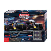 Carrera 4007486300484 Digital 132 Race of the Champions Set Circuito 7.3 m con 2 Auto Red Bull Racing RB20 Compatibile Fino a 6 Giocatori Controller Wireless 2.0 colore Rosso