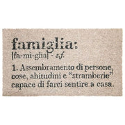 Zerbino 70x40 cm in cocco fondo antiscivolo,Famiglia, Victionary