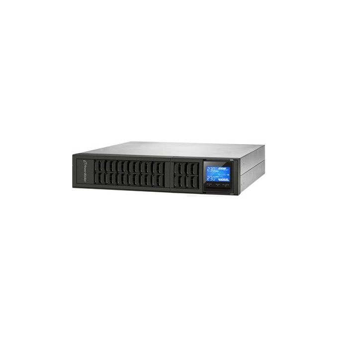 PowerWalker VFI1000CRS VFI1000CRS Gruppo di Continuita' UPS On-Line 1000VA 800W Onda Sinusoidale Pura 3x IEC C13 USB RS-232 colore Nero