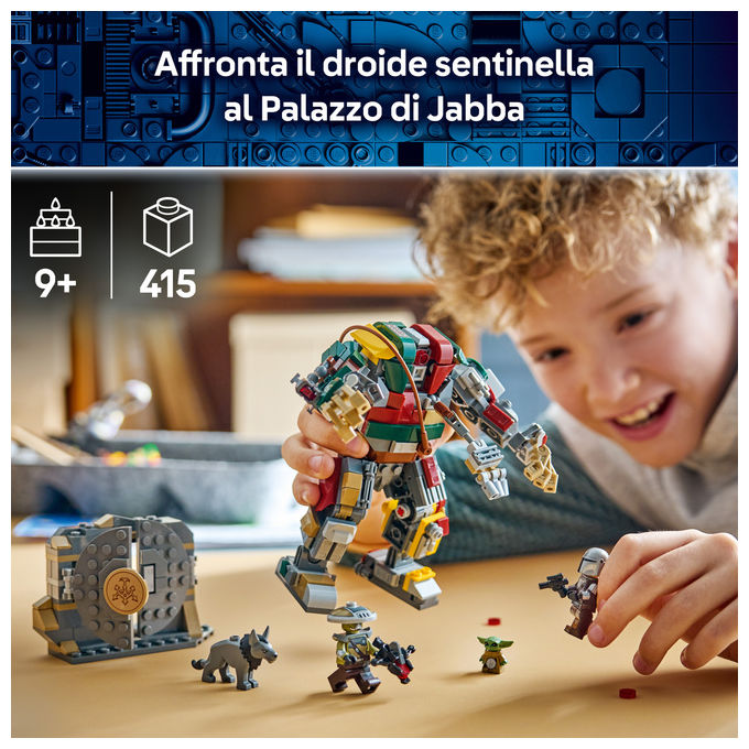 Lego 75451 Resa dei Conti con il Droide Sentinella al Palazzo di Jabba Set da Costruzione con 4 Personaggi 415 Pezzi colore Multicolore