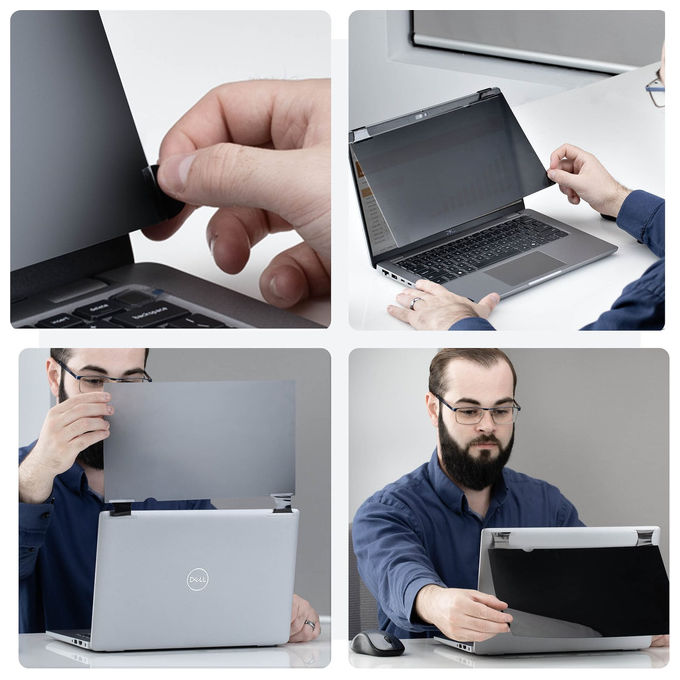StarTech.com 14LB-PRIVACY-SCREEN Filtro Privacy per Display Touch 14'' 16:9 Trasmittanza Luminosa 75% Angolo di Visione ±30° colore Nero