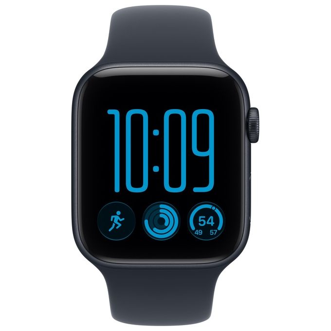 Apple MJL74QL-A Apple Watch SE 3 GPS Cassa 44 mm in Alluminio Mezzanotte con Cinturino Sport Blu Marino colore Blu Marino