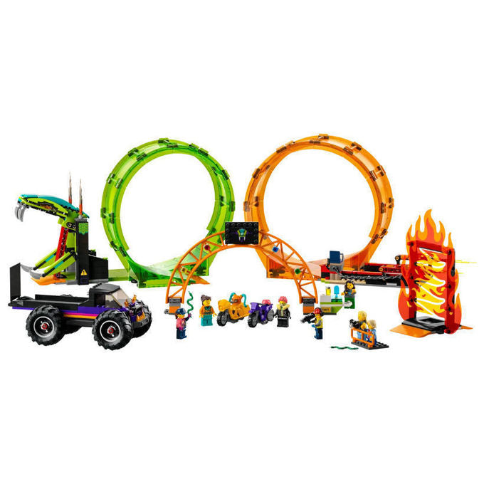 LEGO 60339 Arena delle acrobazie Set da costruzione 598 pezzi 7 minifigure colore Multicolore