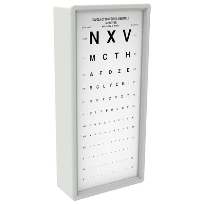 Ottotipo Luminoso Monoyer - 3 Metri 1 pz