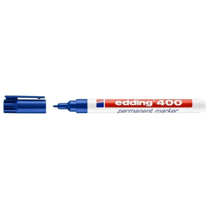 Edding 4-400003 Marcatore Permanente 400 Punta Conica 1mm Blu