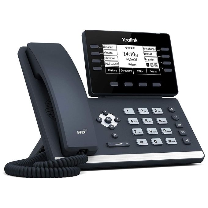 Yealink SIP-T53 Telefono Ip Grigio Cornetta Cablata Lcd 8 Linee