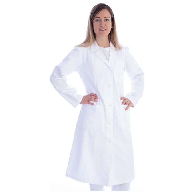 Camice Bianco - Cotone-Poliestere - Donna - Taglia XS 1 pz.