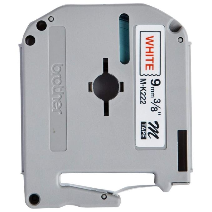 Brother Nastro Tipo M 9mm Rosso Bianco