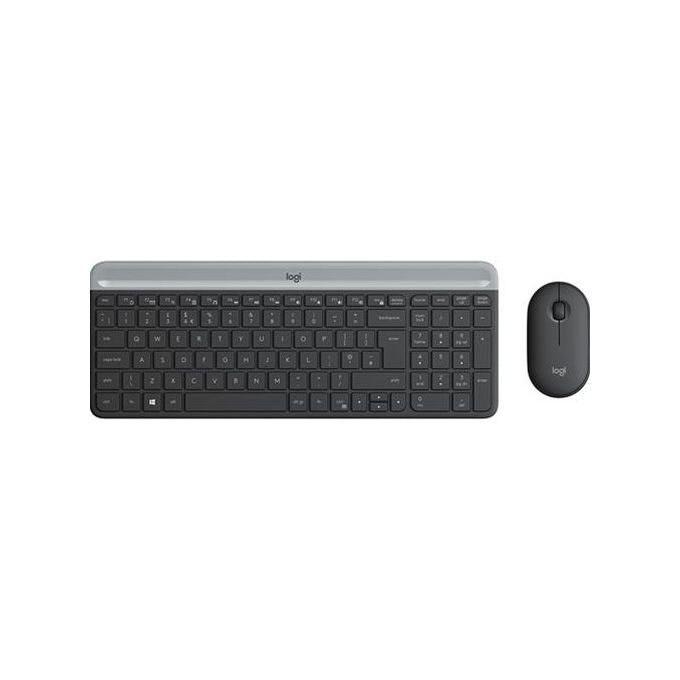 Logitech Tastiera e mouse Retail Wireless Combo Mk470 slim nera usb