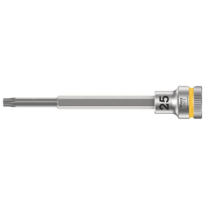 Wera Bicycle Set 8 KIT_ di 7 pezzi di inserti con azionamento da 3-8 per applicazioni in bicicletta con zigrinatura per migliore presa